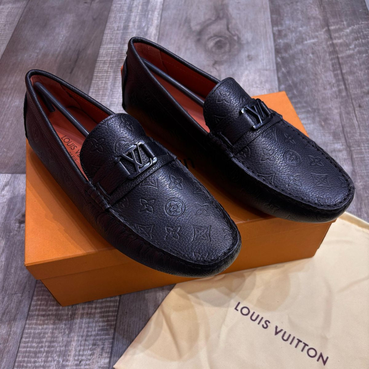 Premium Monogram  Embossed Loafers