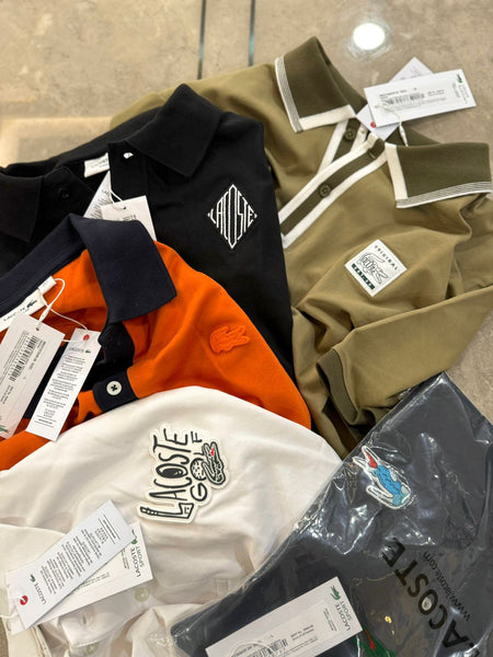 Premium Classic Fit Embroidered Crocodile Polo Shirt