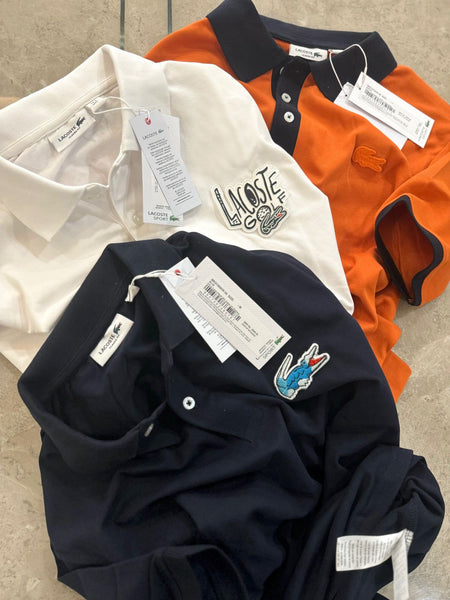 Premium Classic Fit Embroidered Crocodile Polo Shirt