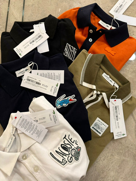 Premium Classic Fit Embroidered Crocodile Polo Shirt