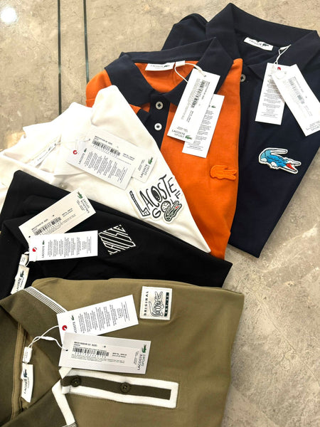 Premium Classic Fit Embroidered Crocodile Polo Shirt