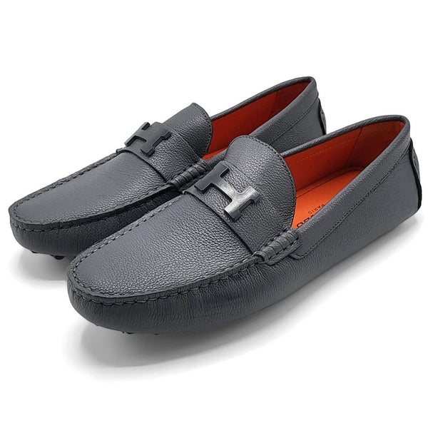 Elegant and Premium H Initial Logo  Loafers