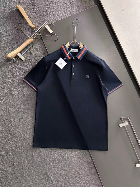 Premium Contrasting Polo Collar T-shirt