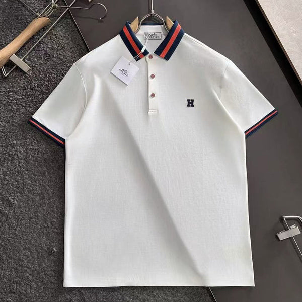 Premium Contrasting Polo Collar T-shirt