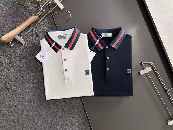 Premium Contrasting Polo Collar T-shirt