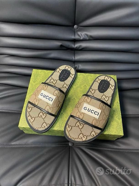 Premium GG Logo Initial Slide Sandals  Exclusive Edition