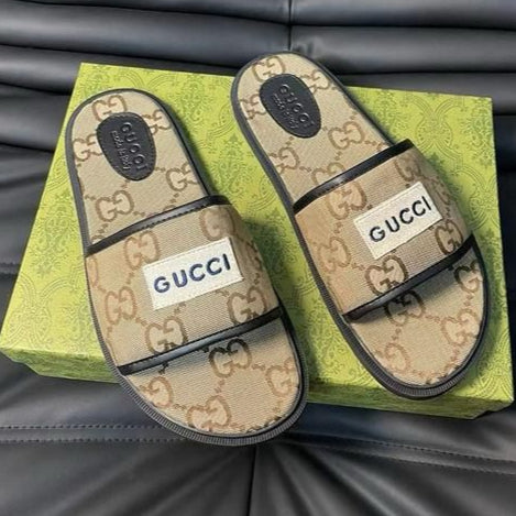 Premium GG Logo Initial Slide Sandals  Exclusive Edition