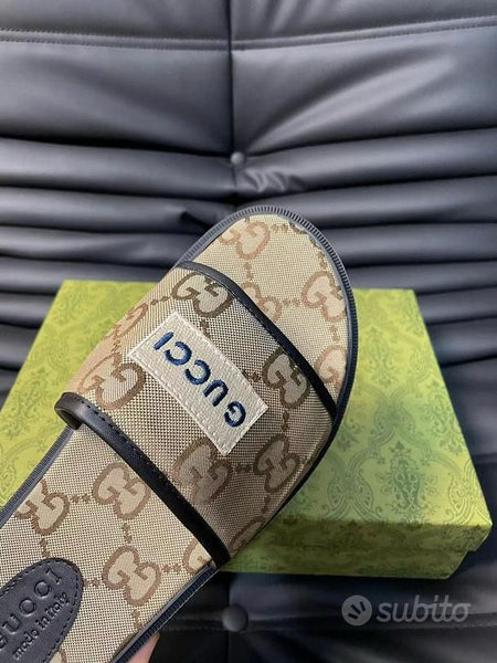 Premium GG Logo Initial Slide Sandals  Exclusive Edition