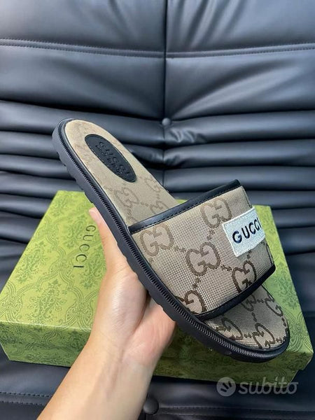 Premium GG Logo Initial Slide Sandals  Exclusive Edition