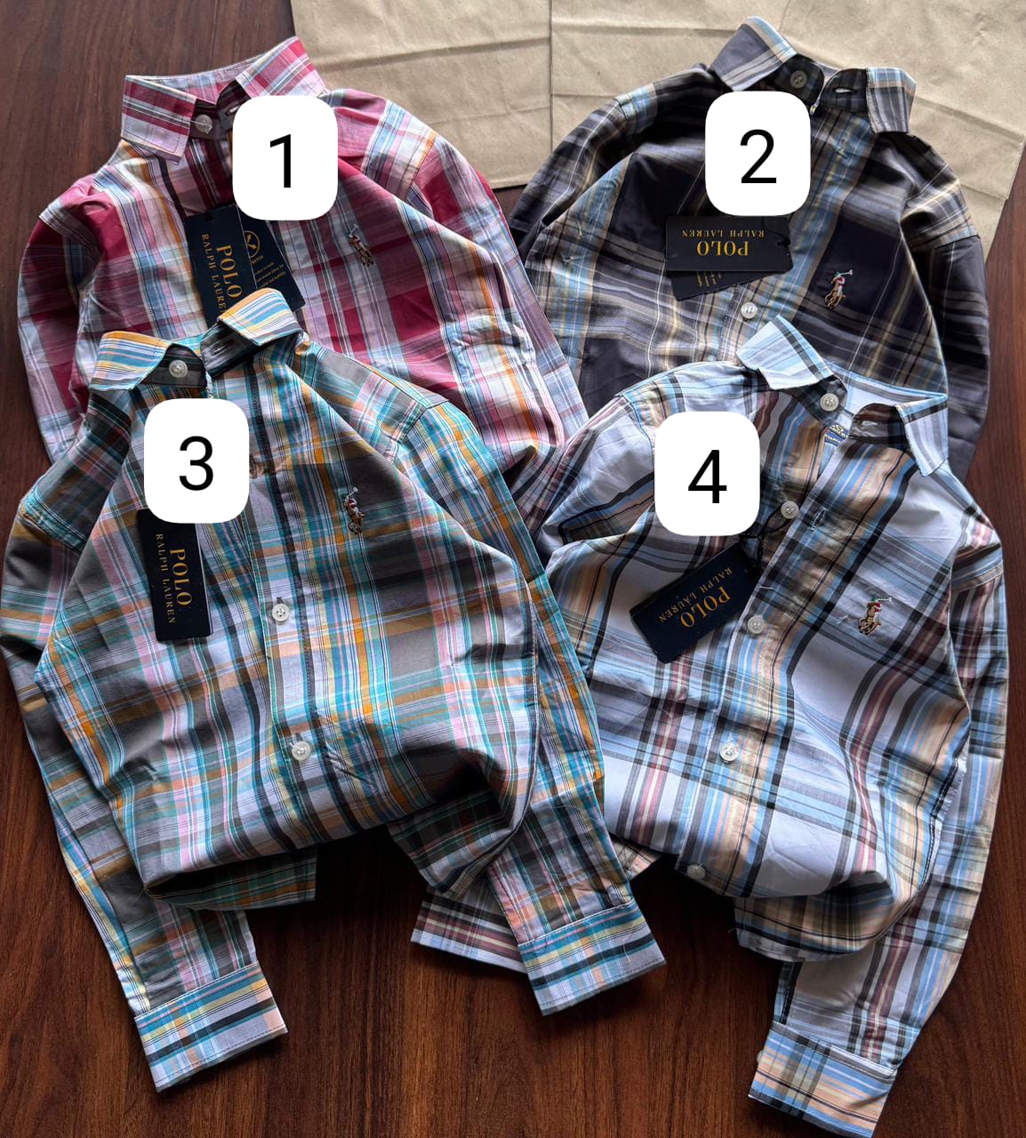 Imported  Striped  Full Sleeve Branded Shirt