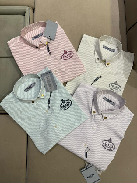 Imported Logo-Embroidered Shirt