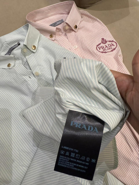 Imported Logo-Embroidered Shirt