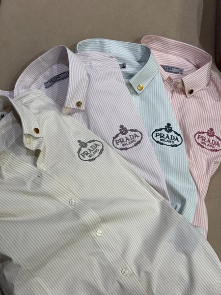 Imported Logo-Embroidered Shirt