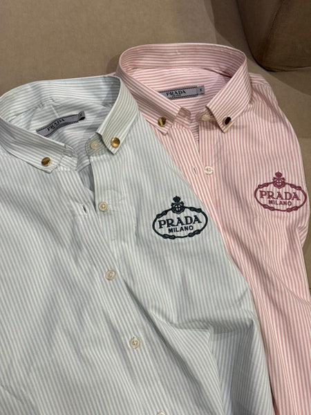 Imported Logo-Embroidered Shirt