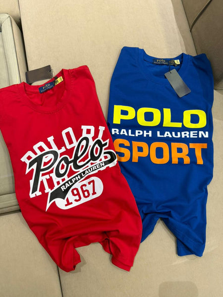 Luxury  Regular  Fit Logo Printed Round Neck  T-Shirt