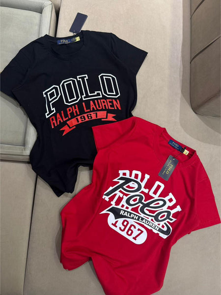 Luxury  Regular  Fit Logo Printed Round Neck  T-Shirt