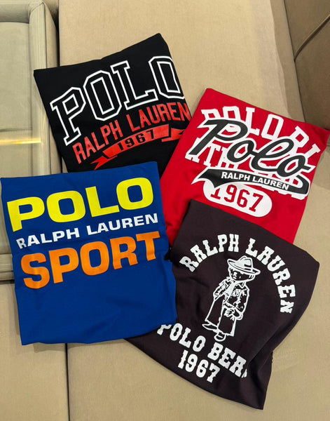 Luxury  Regular  Fit Logo Printed Round Neck  T-Shirt