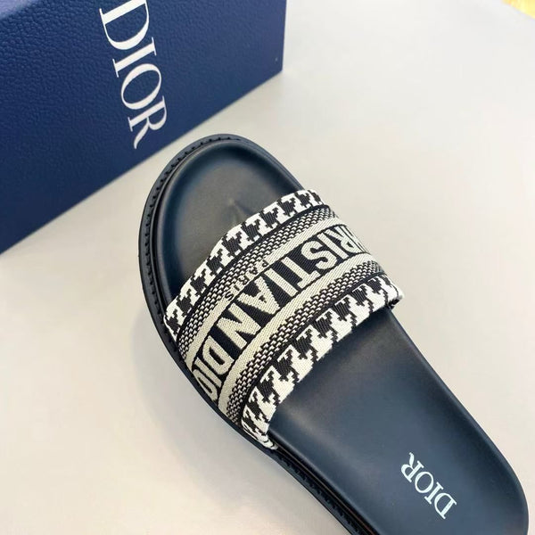 Premium Embroidered  Slide Sandal For Men