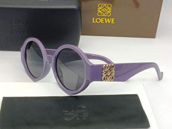 Chunky Round Sunglasses in Acetate