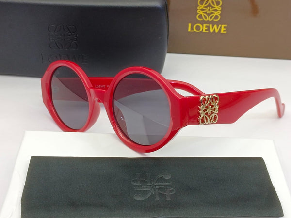 Chunky Round Sunglasses in Acetate