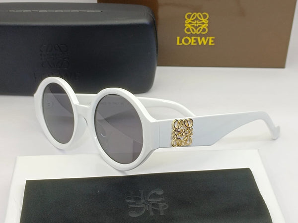 Chunky Round Sunglasses in Acetate