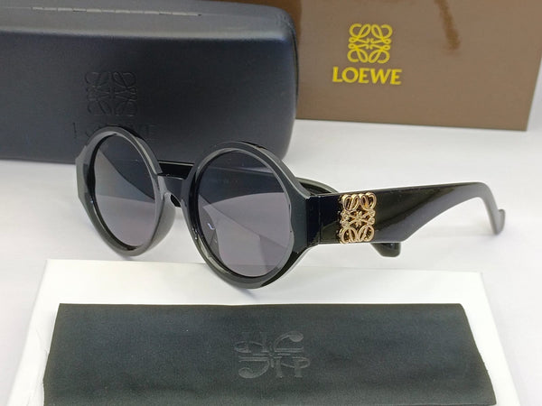 Chunky Round Sunglasses in Acetate