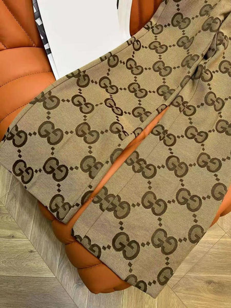 Premium GG Monogram Canvas Women’s Blazer & Pant Suit Set