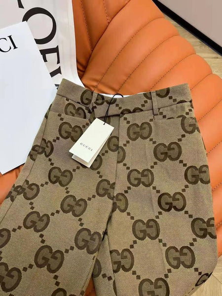 Premium GG Monogram Canvas Women’s Blazer & Pant Suit Set