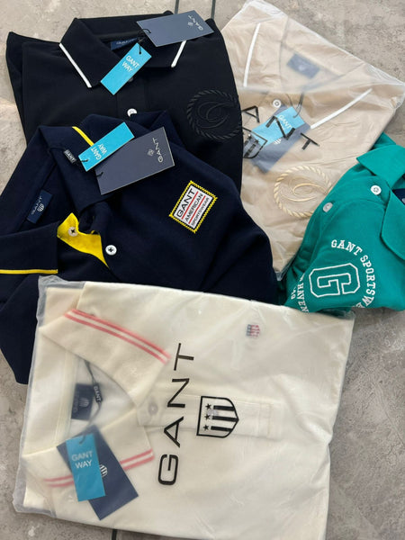 Men’s Premium Polo T-Shirt Collection Classic, Embroidered & Patch Logo Styles