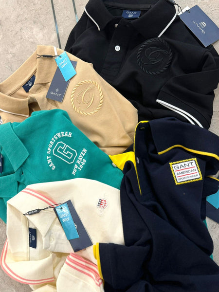 Men’s Premium Polo T-Shirt Collection Classic, Embroidered & Patch Logo Styles