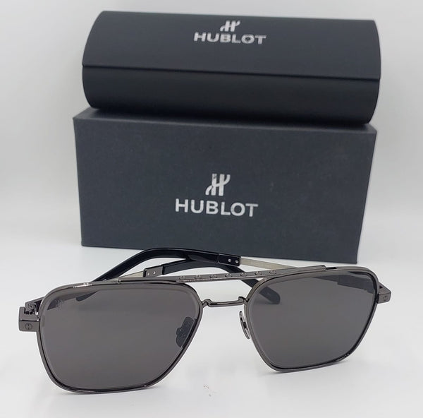 Men’s Gold Tone Square Aviator Sunglasses with Gradient Lenses