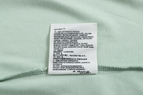 Mint Logo Embroidered Cotton T-shirt