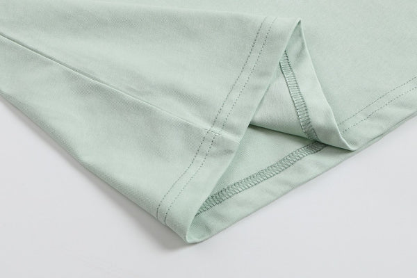 Mint Logo Embroidered Cotton T-shirt