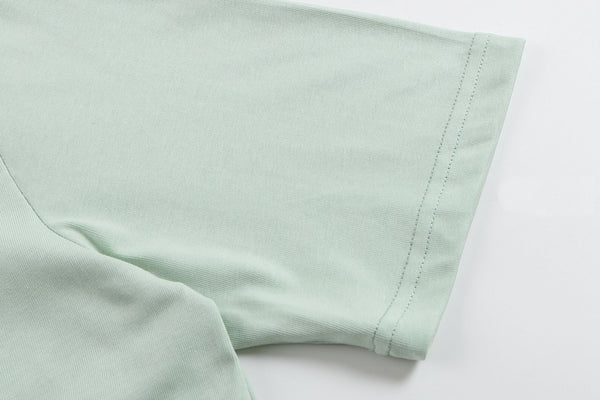 Mint Logo Embroidered Cotton T-shirt