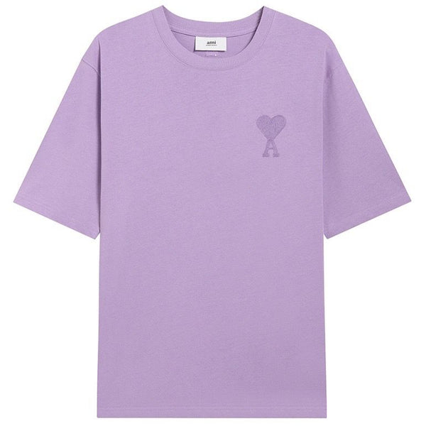 Premium  Mattiussi  Purple T-shirt with Patched Logo