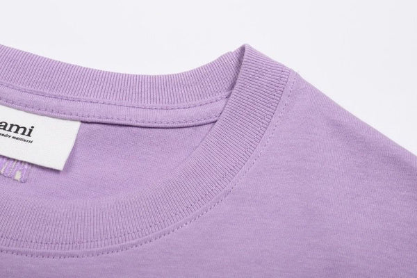 Premium  Mattiussi  Purple T-shirt with Patched Logo