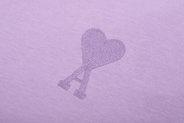 Premium  Mattiussi  Purple T-shirt with Patched Logo