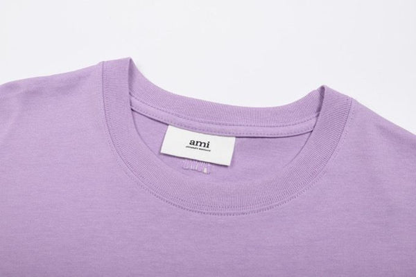 Premium  Mattiussi  Purple T-shirt with Patched Logo