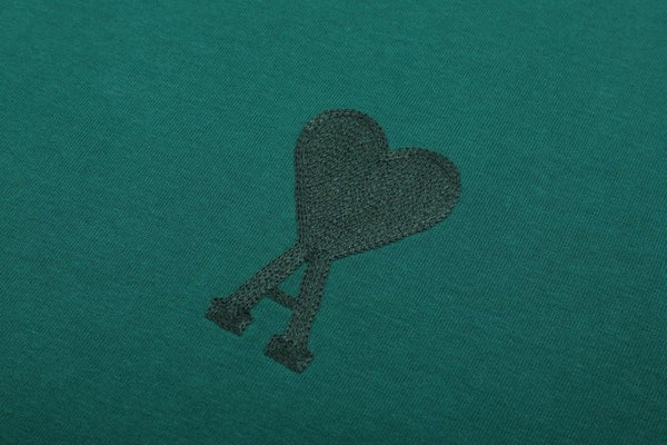 Emerald Green Oversized Cotton T-Shirt with Signature Embroidered Logo