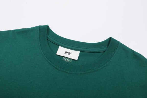 Emerald Green Oversized Cotton T-Shirt with Signature Embroidered Logo