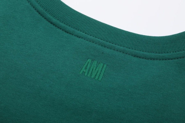 Emerald Green Oversized Cotton T-Shirt with Signature Embroidered Logo