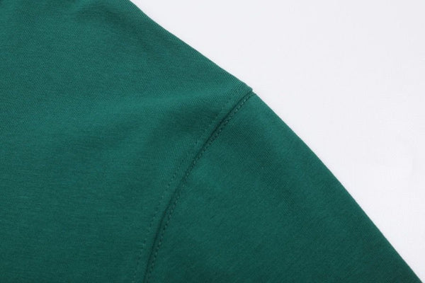 Emerald Green Oversized Cotton T-Shirt with Signature Embroidered Logo