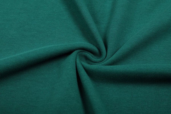 Emerald Green Oversized Cotton T-Shirt with Signature Embroidered Logo