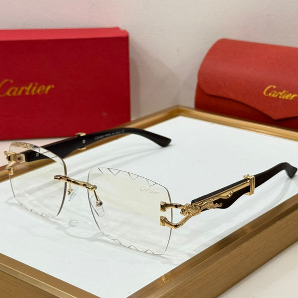 Panthère Rimless Gold Eyeglasses  Royal Elegance, Photochromic lenses