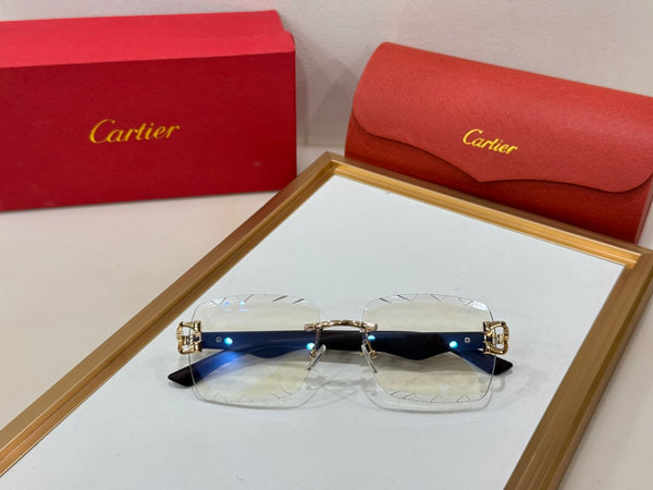 Panthère Rimless Gold Eyeglasses  Royal Elegance, Photochromic lenses