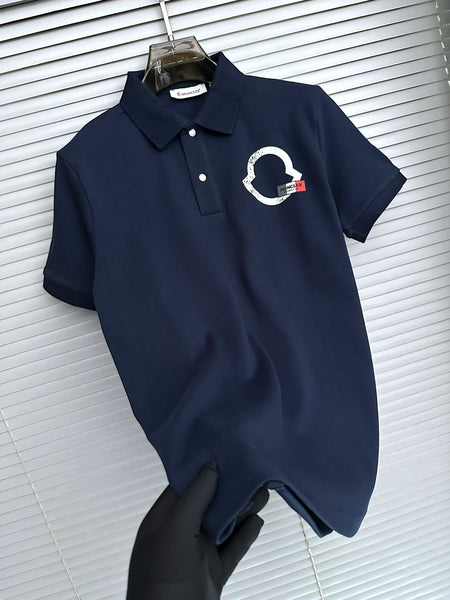 Premium Short Sleeve Flag Logo Polo Shirt