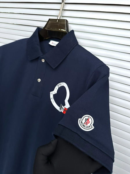 Premium Short Sleeve Flag Logo Polo Shirt