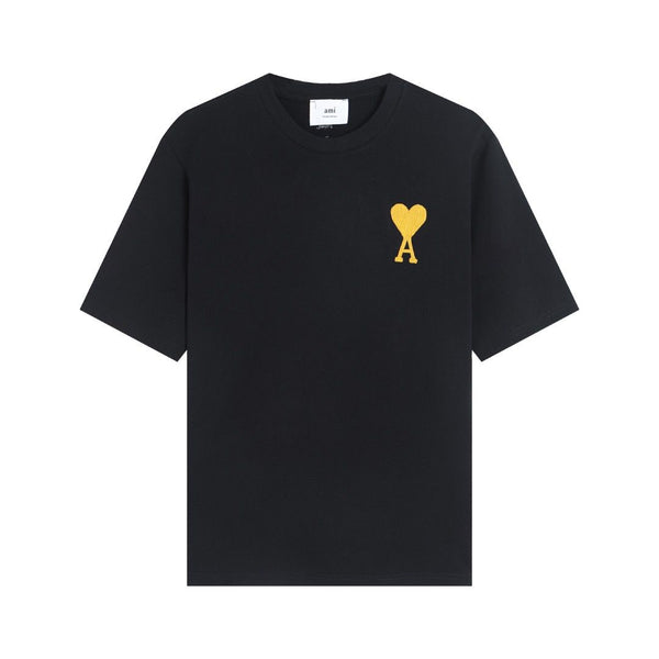 Branded  Black Premium Tee With Embroidered Logo