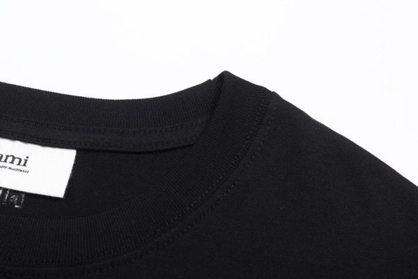 Branded  Black Premium Tee With Embroidered Logo