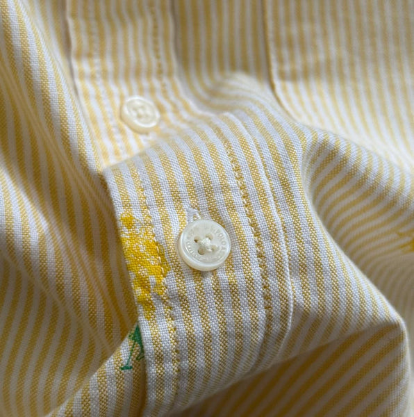 Premium  Classic Multicolor Pony Embroidered Striped Shirts